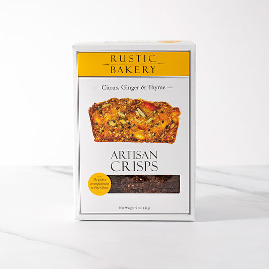 Rustic Bakery Citrus Ginger and Thyme Artisan Crisps