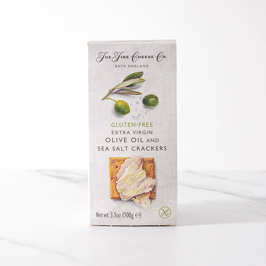 The Fine Cheese Company Extra Virgin Olive Oil Sea Salt Gluten Free Crackers